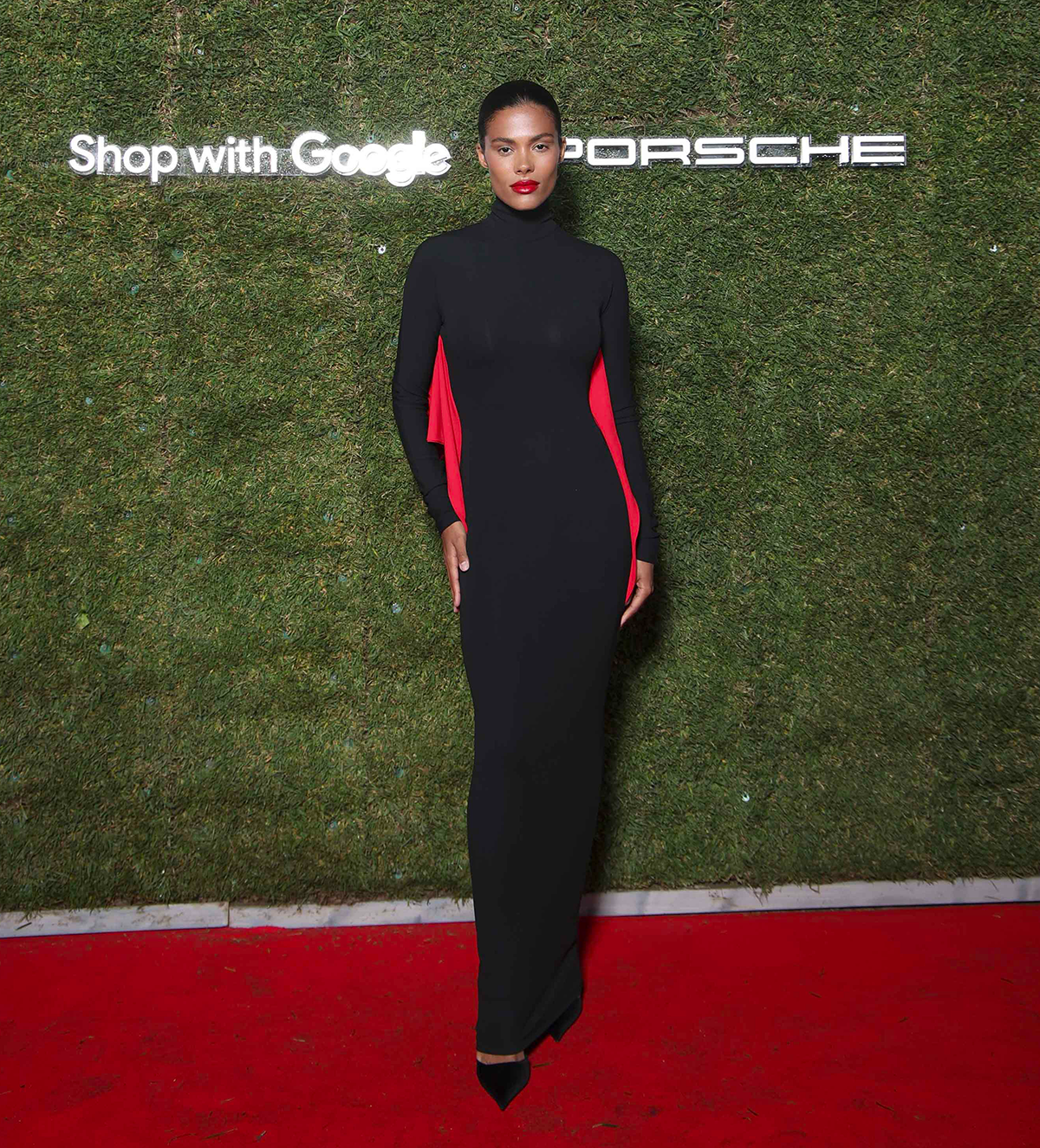 Tina-Kunakey-indossa-Ferragamo-all’evento-Luisa-Via-Roma-x-British-Vogue