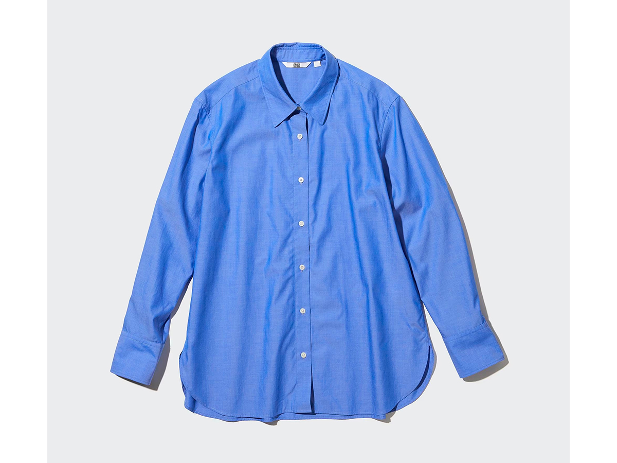 camicia-azzurra-uniqlo