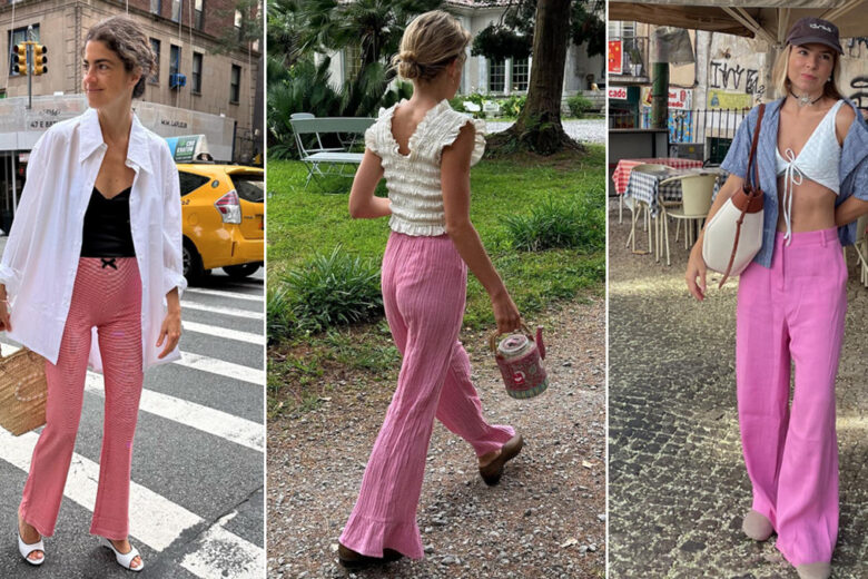 Come indossare i pantaloni rosa: 5 idee look da Instagram (che amerebbe anche Barbie)