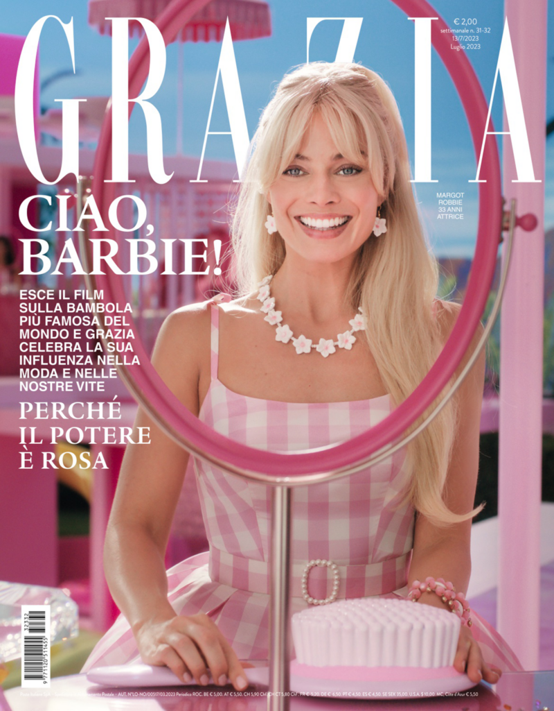 Grazia è in edicola con Barbie