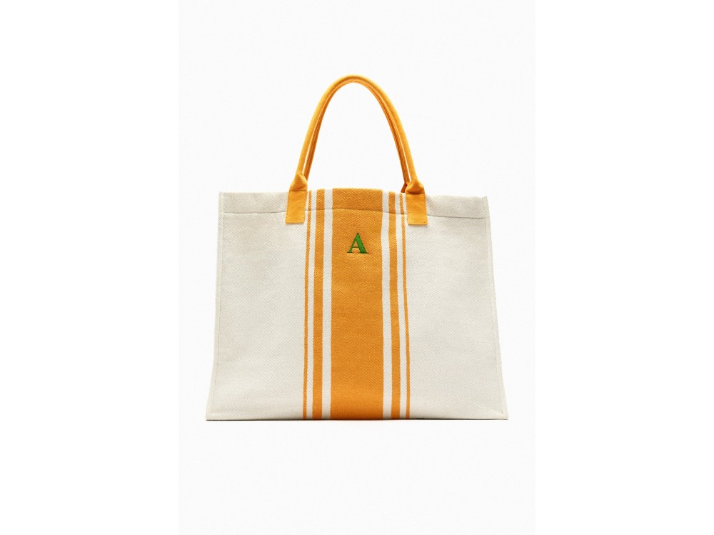 ok maxi bag in tessuto zara