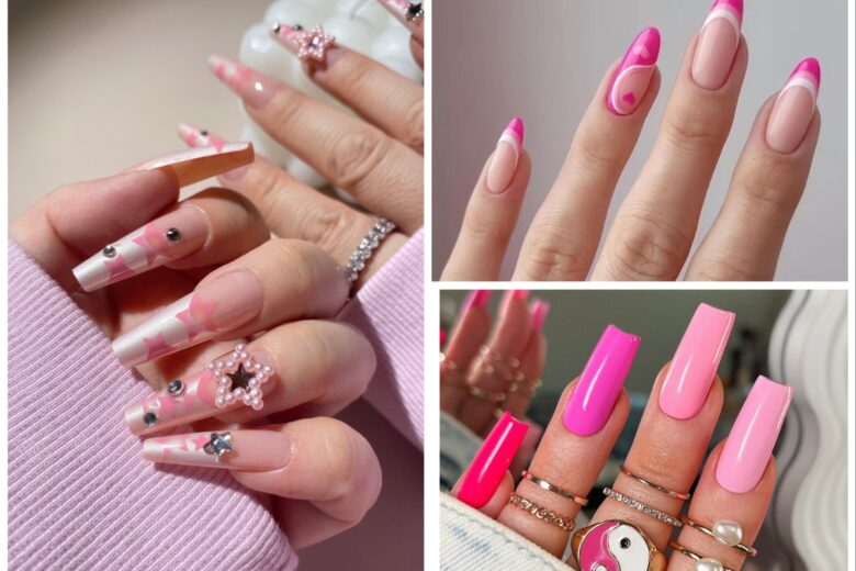 Unghie rosa Barbie: le 10 nail art più belle e divertenti per l’estate 2023