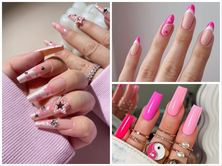 unghie rosa barbie nail art estate 2023 cover mobile