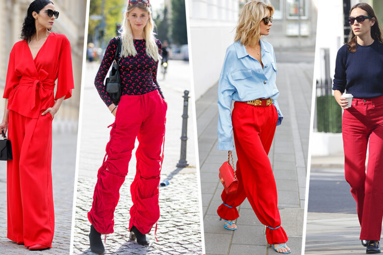 I pantaloni rossi sono il trend di cui avevamo bisogno: ecco 5 idee per abbinarli ad hoc