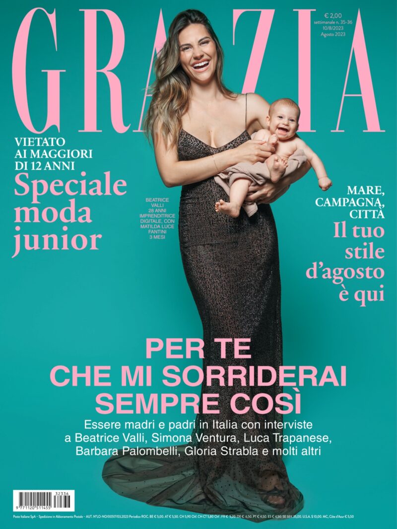 Grazia è in edicola con Beatrice Valli e uno speciale moda junior