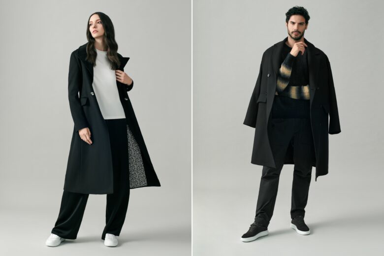 Herno presenta la nuova collezione FW 2023-24: total black per lei, black e beige per lui