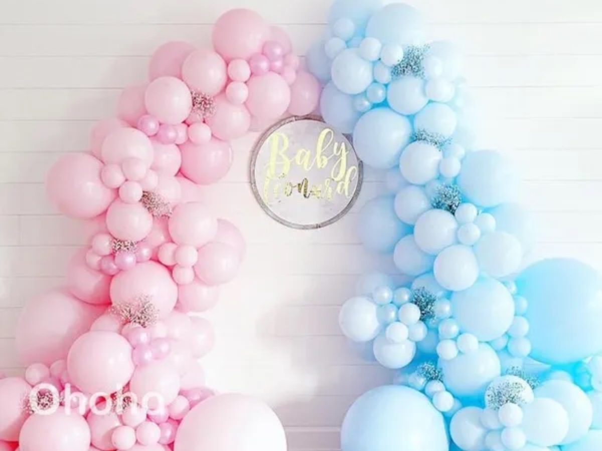 PALLONE CORIANDOLI ROSA GENDER REVEAL —