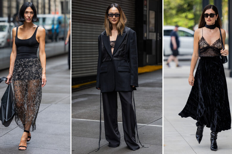 Total black: 5 idee (avvistate alla New York Fashion Week) su come indossarlo quest’autunno