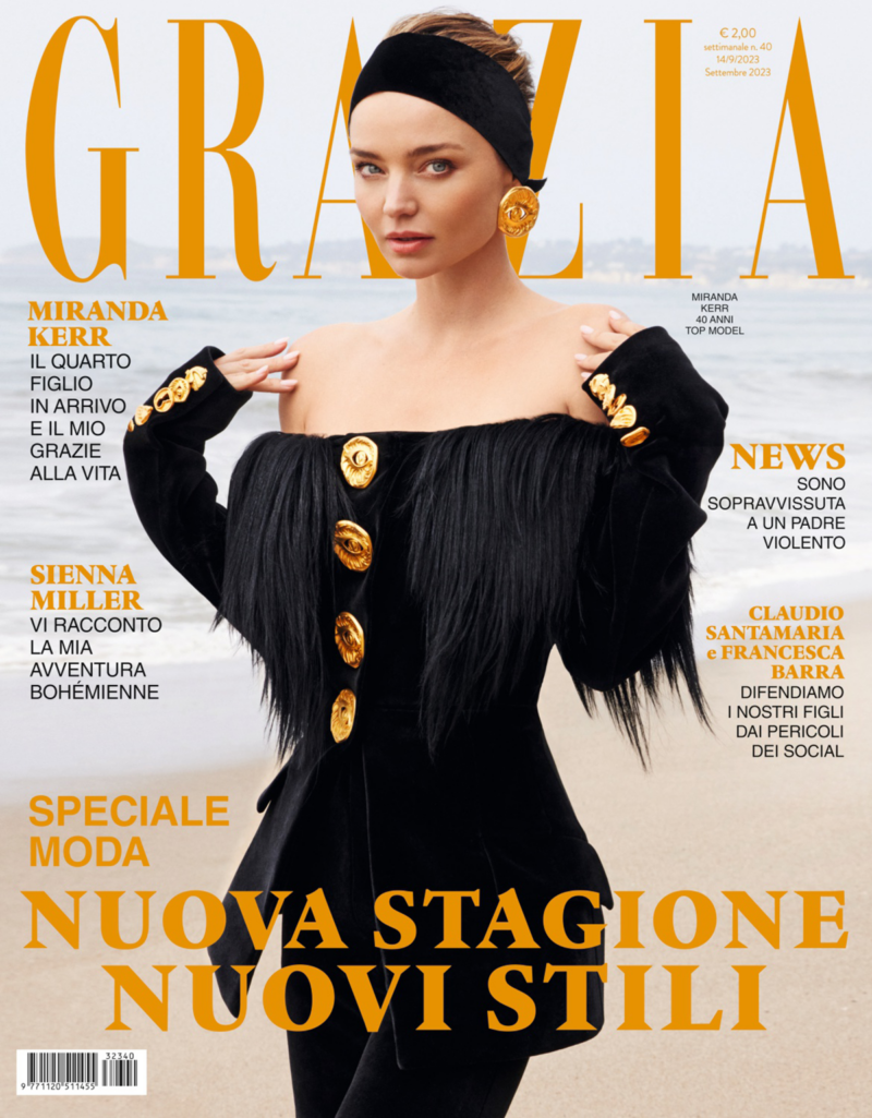 Grazia è in edicola con Miranda Kerr