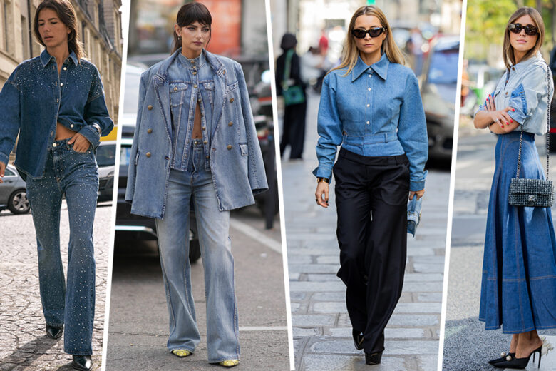 Denim shirt obsession: 5 look con la camicia jeans da copiare quest’autunno