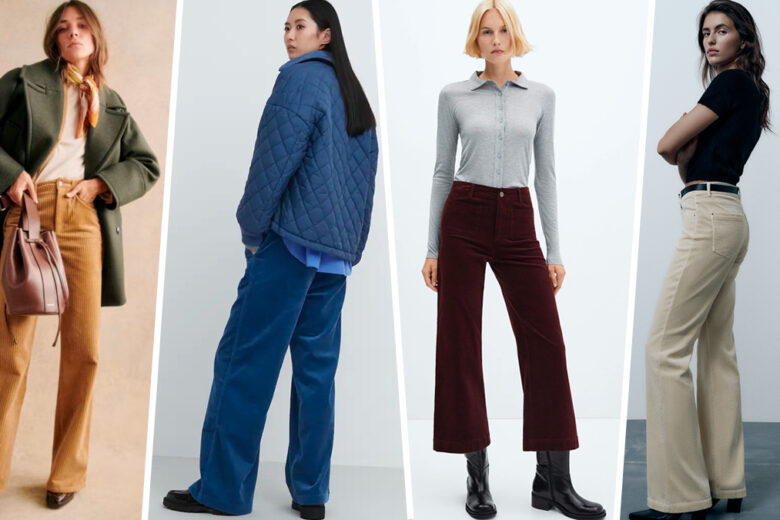 I pantaloni in velluto a coste sono il must dell’autunno da non lasciarsi scappare