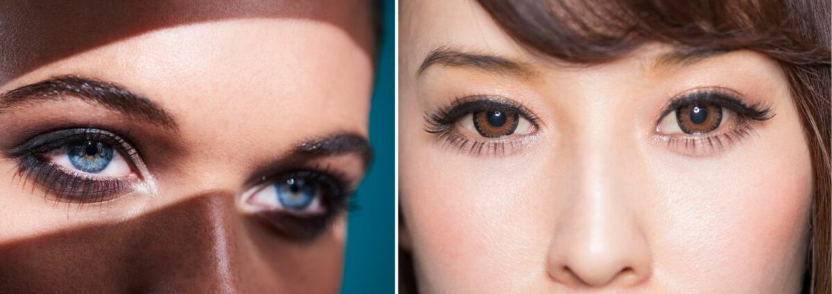 cover trucco occhi incappucciati