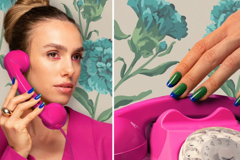 French manicure bicolor: ecco la versione colorfull della nail art più ricercata
