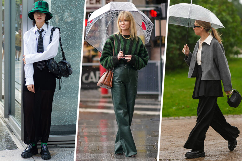 Come vestirsi bene quando piove: 5 idee look da provare subito