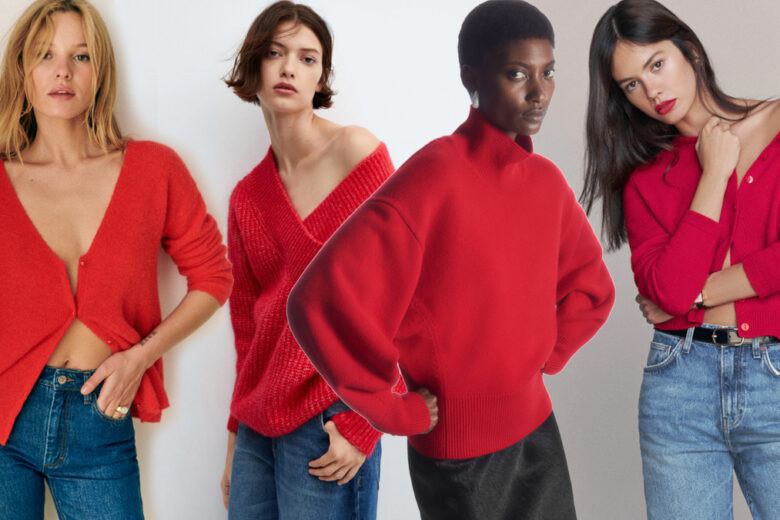 Impazza il “red sweater” trend: che cosa aspettate a scegliere il vostro modello preferito?