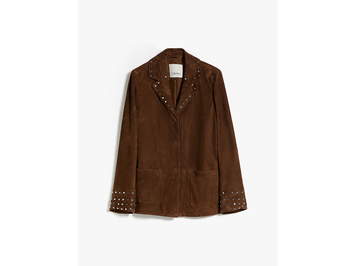 giacca-in-suede-con-borchie-‘S-MAX-MARA