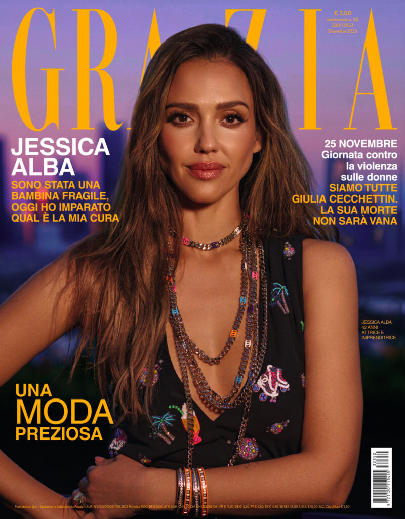 Grazia è in edicola con Jessica Alba