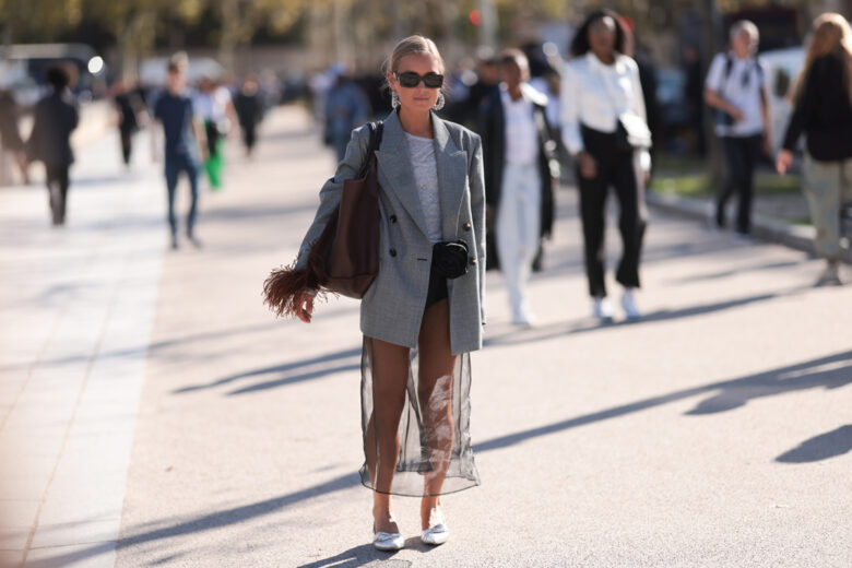 Sheer skirt: sono le gonne trasparenti il trend più glam dell’inverno 2024