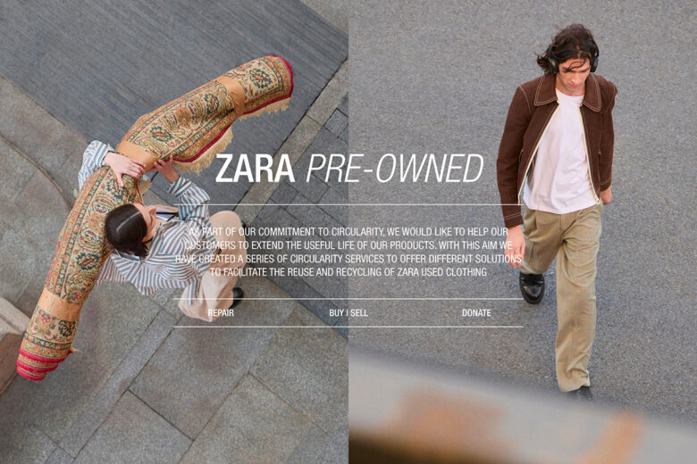 Zara lancia in Italia Pre-Owned: la piattaforma che aiuta a prolungare la vita dei propri capi