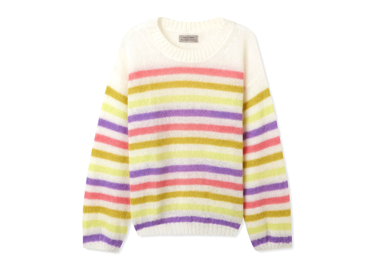Maglia-girocollo-FALCONERI-mohair-con-lavorazioni-a-righe-colorate