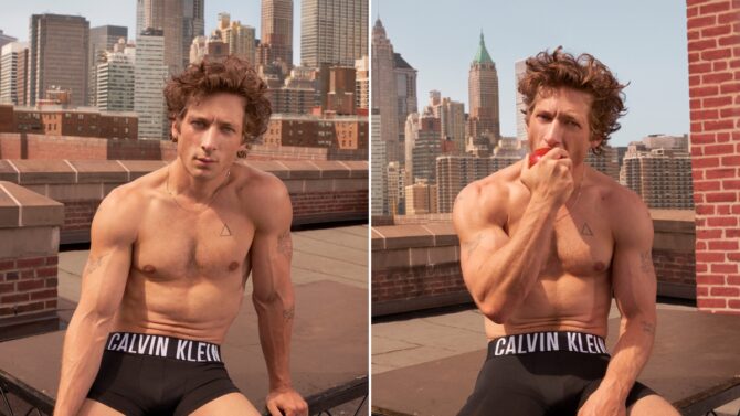 Jeremy Allen White è il protagonista della campagna di Calvin Klein