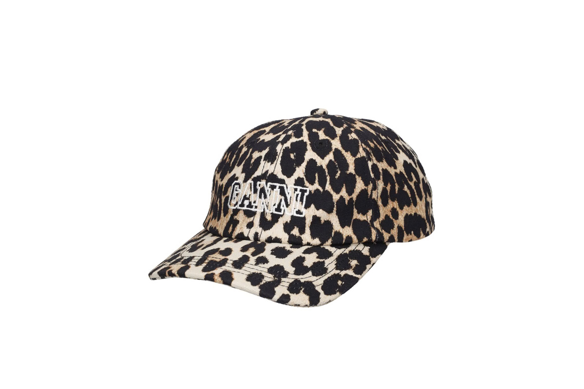 cappello-baseball-ganni-leopardato