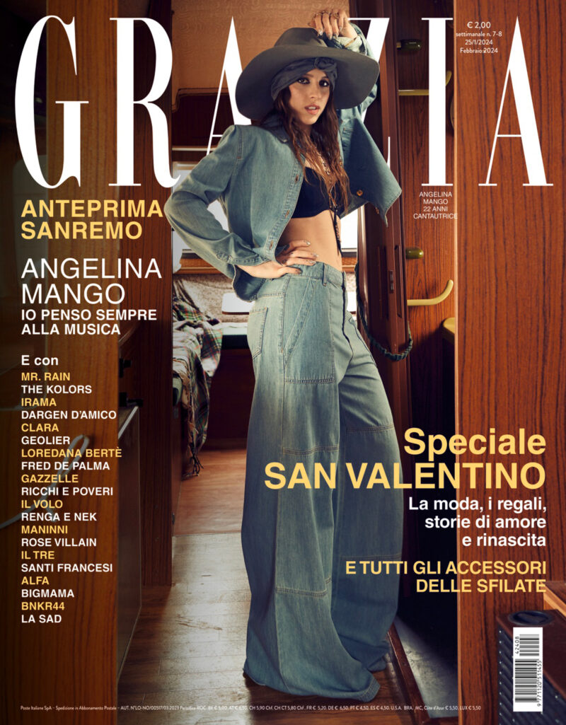 Grazia è in edicola con Angelina Mango