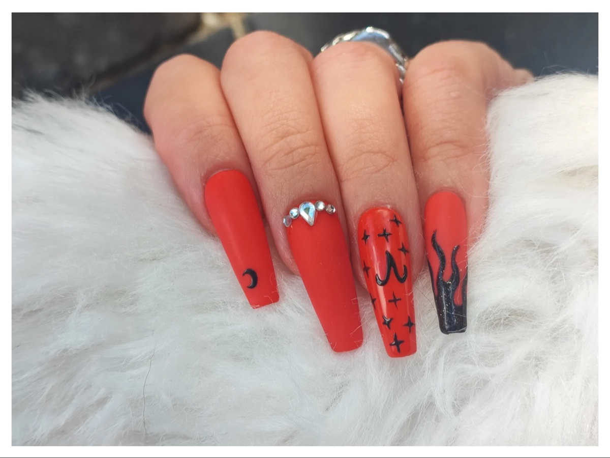 nail art oroscopo segni zodiacali ariete