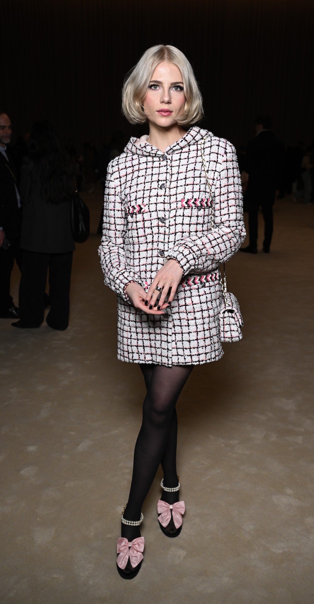 ok Lucy Boynton da chanel getty images