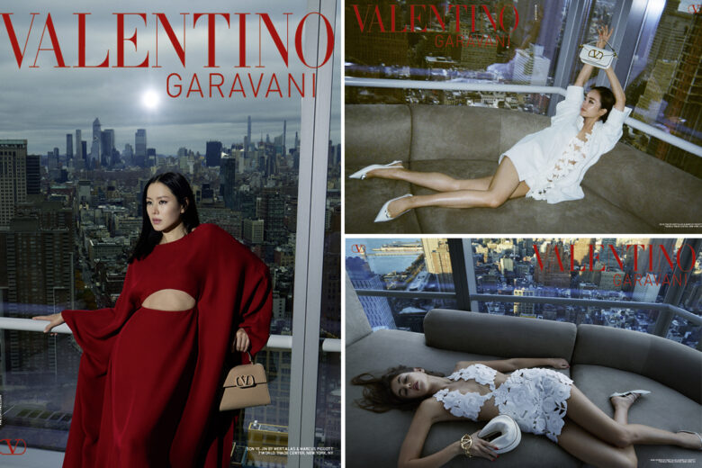 La nuova campagna pubblicitaria Valentino L’École con Kaia Gerber, Son Ye-jin e Jolin Tsai