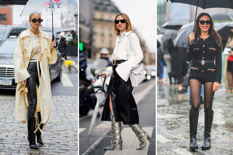 Domanda da un milione di dollari: come vestirsi quando piove? Lasciatevi ispirare da questi 5 look