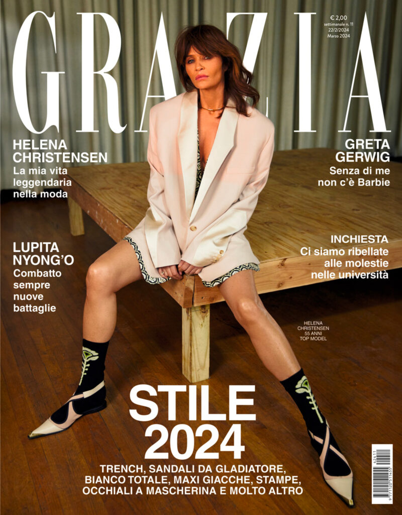 Grazia è in edicola con Helena Christensen