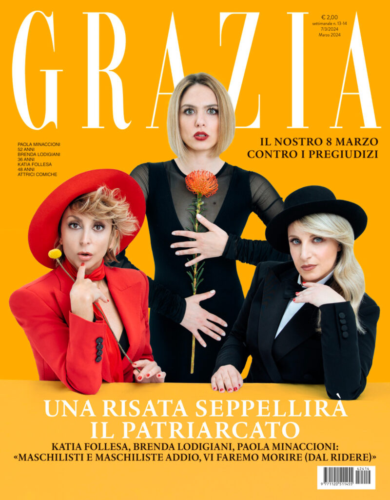 Grazia è in edicola con Paola Minaccioni, Brenda Lodigiani e Katia Follesa