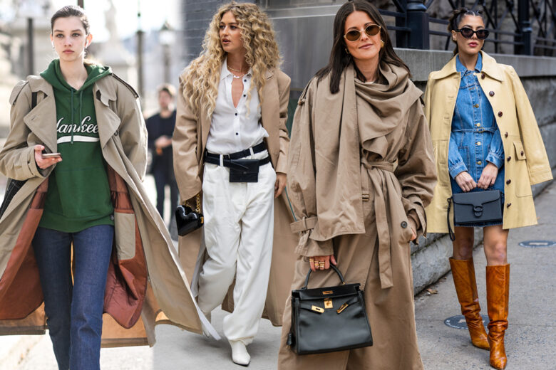 È tempo di trench! I modelli di tendenza e le style inspo per la primavera