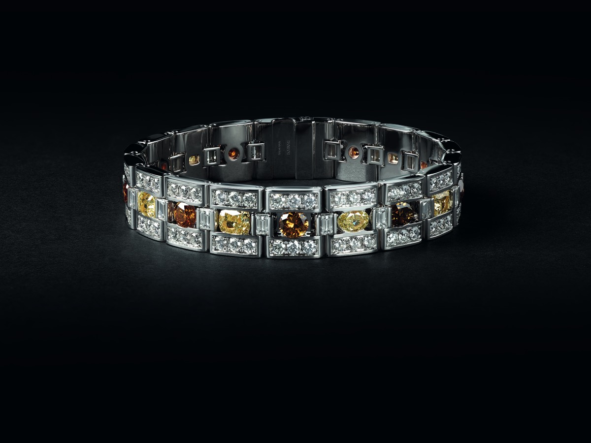 Damiani_Belle Epoque_Bracelet_white gold diamonds and fancy diamonds