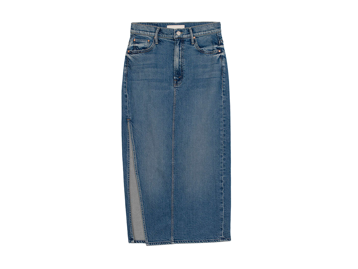 MOTHER-gonna-midi-in-denim-con-spacco-diagonale