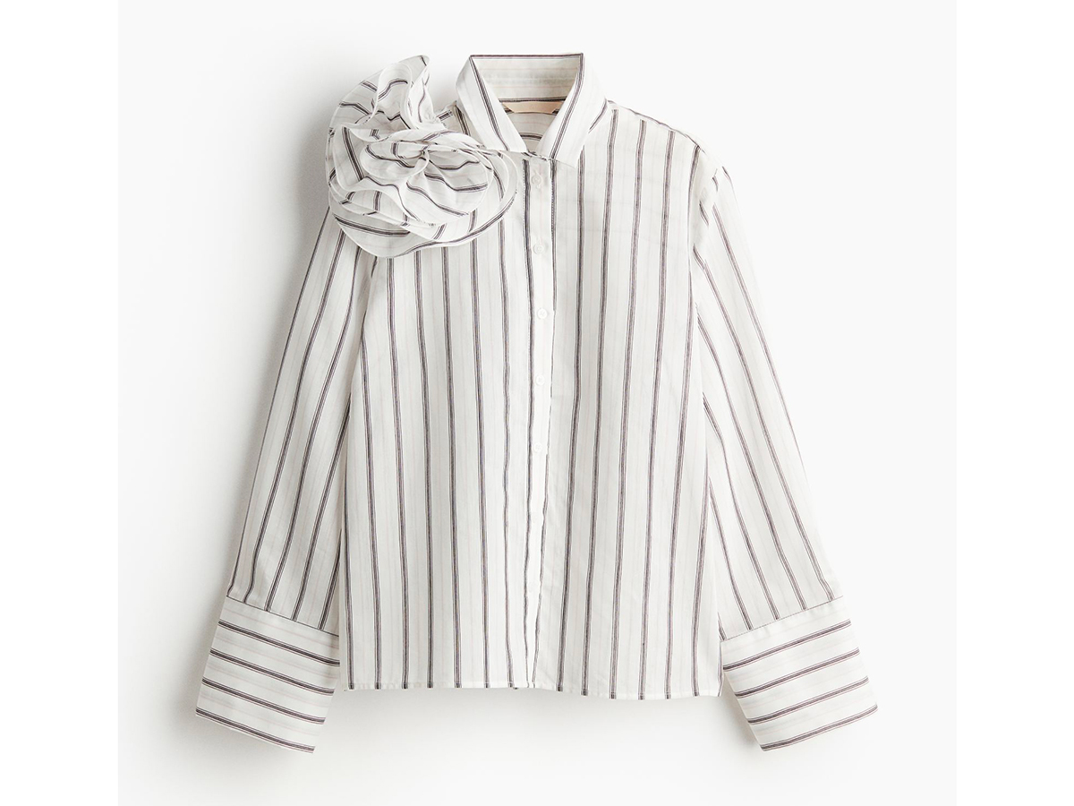 camicia-a-righe-con-fiore-hm