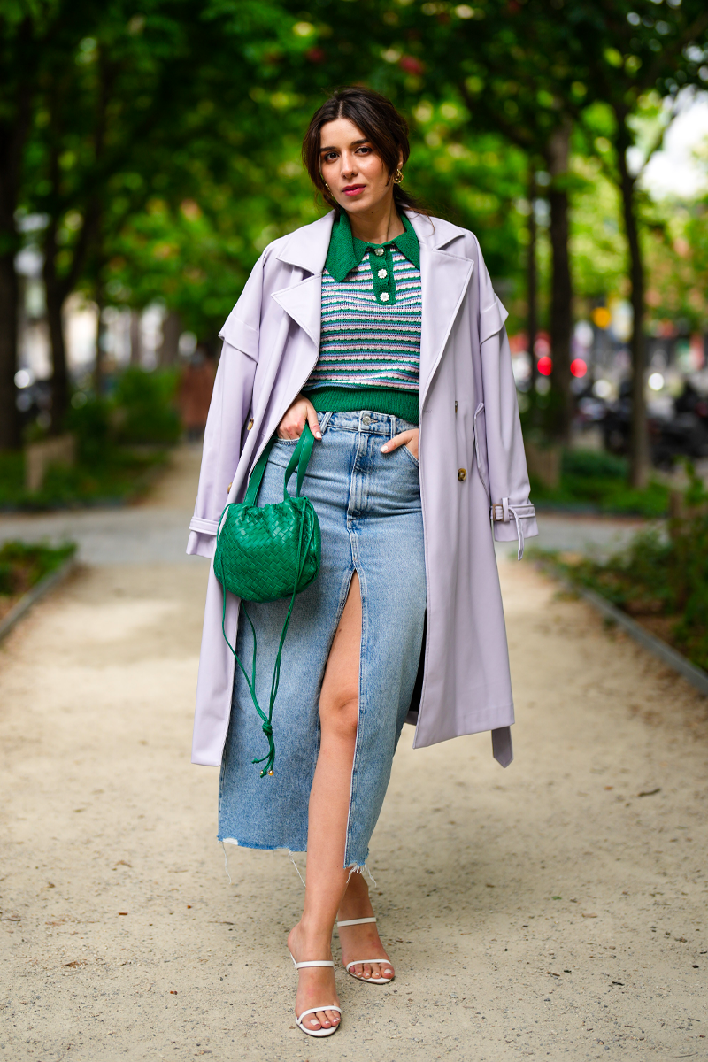 gonna-denim-polo-tacchi-trench-look-idea