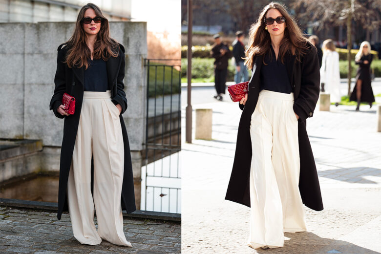 Sofisticato e chic, il look black&white di Thérèse Hellström (da copiare subito)