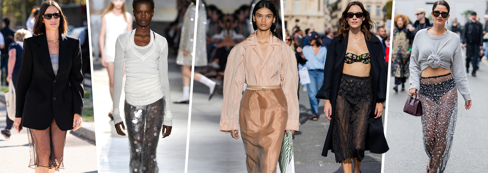 Sheer Skirt: le gonne trasparenti sono ancora il modello must have di stagione