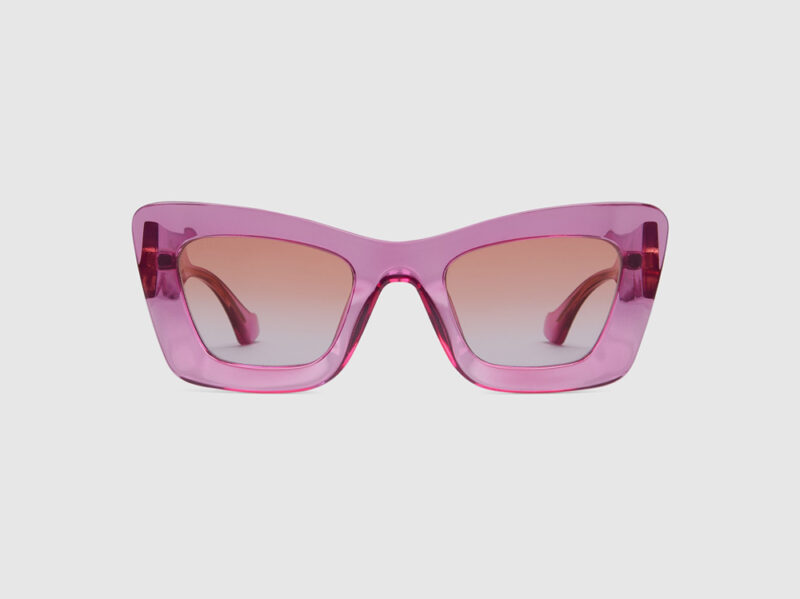 Occhiali Da Sole Rotondi In Cristallo Con Lenti Piatte, Senza Gradi - Foto 3