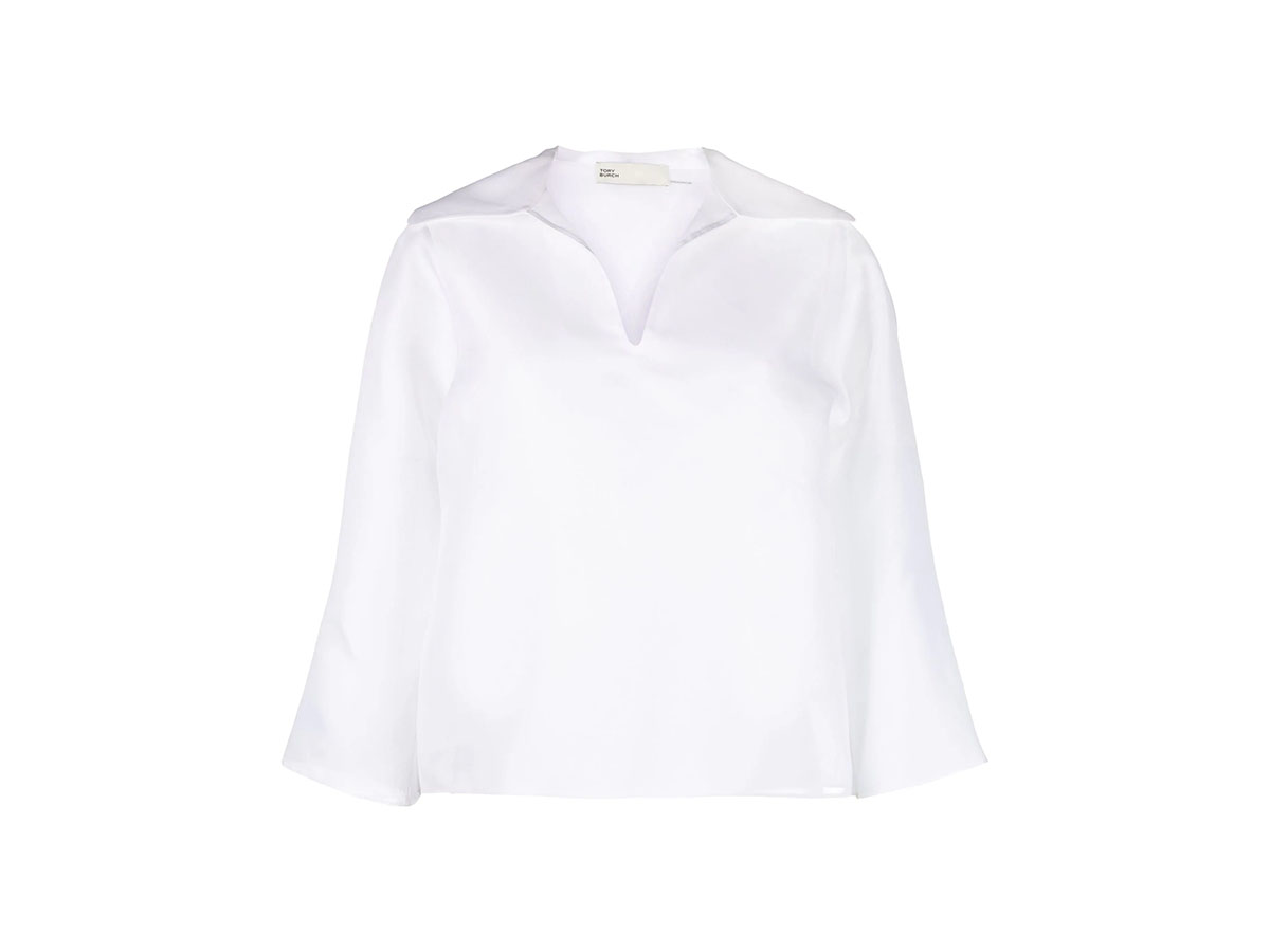 Tory Burch camicia bianca su farfetch