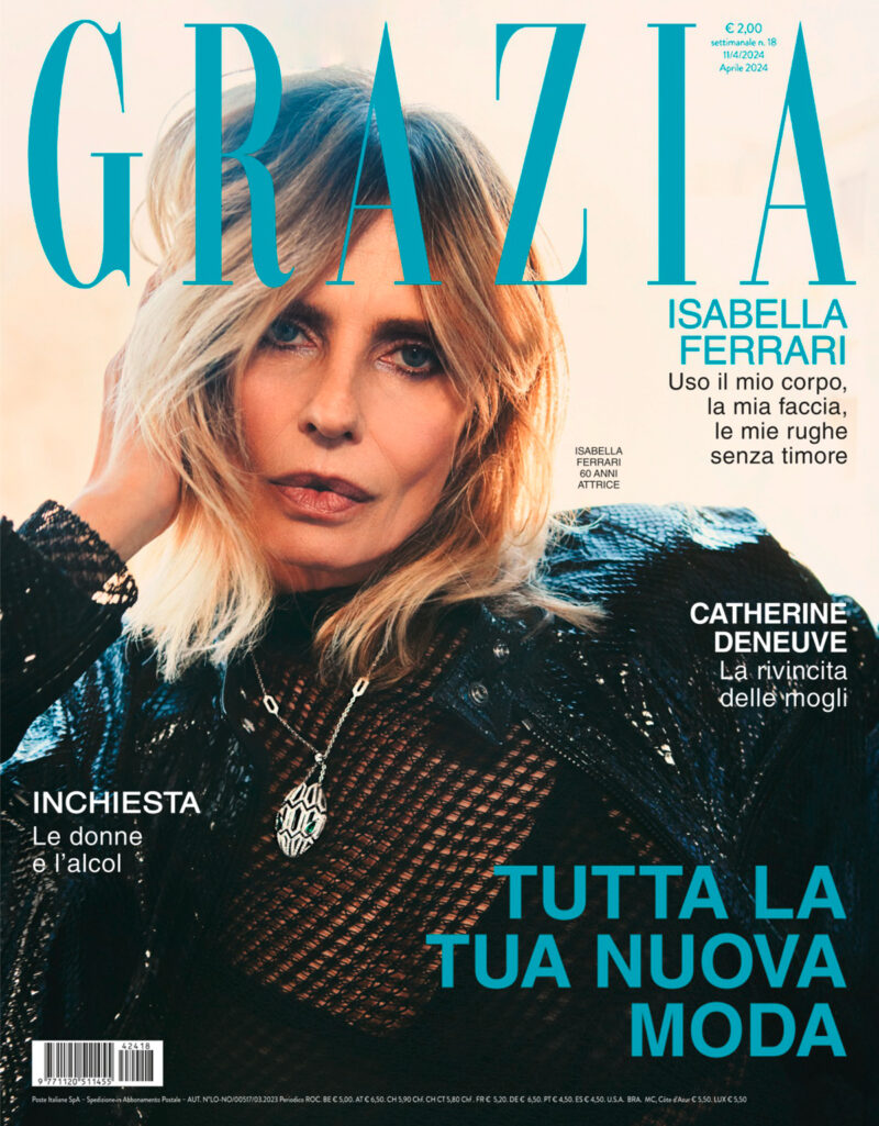 Grazia è in edicola con Isabella Ferrari