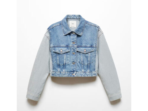 shownicer Giacca da Donna Casual 3-4 Maniche Corta Denim Jean Jacket
