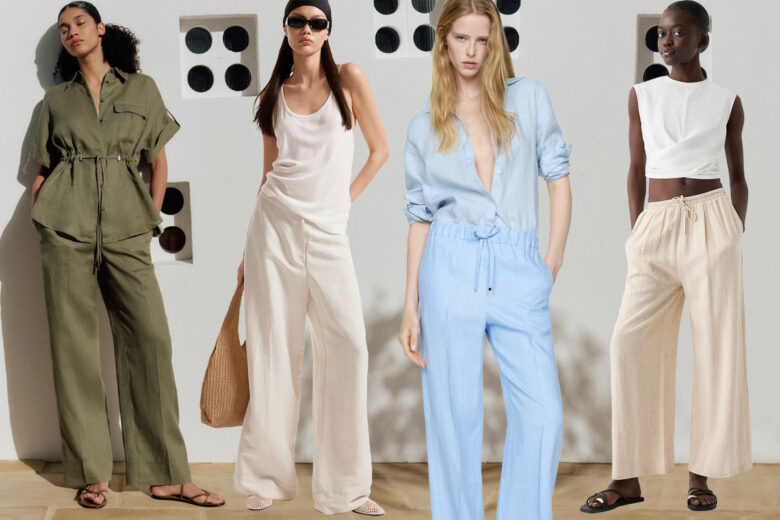 L’estate non può decollare senza un bel paio di pantaloni in lino!