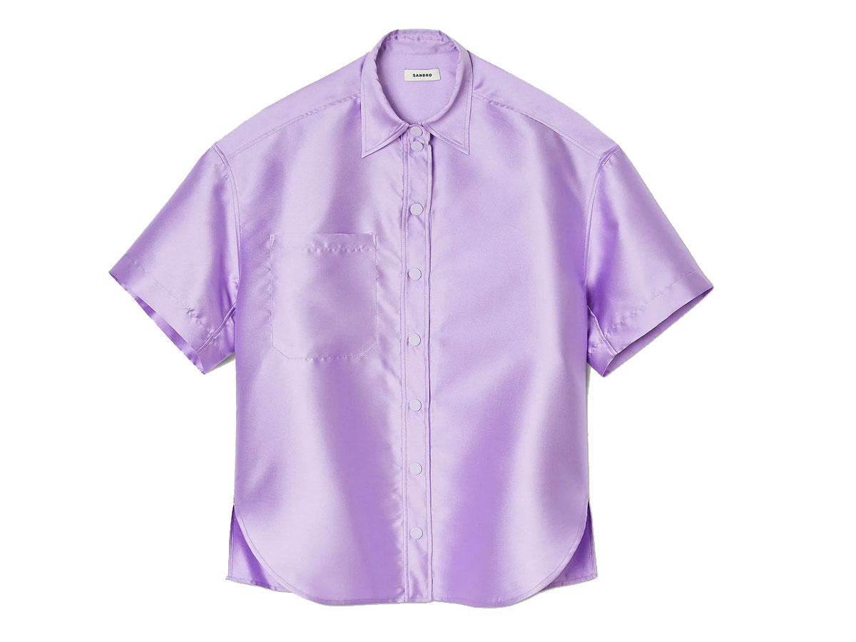 camicia-maniche-corte-sandro-paris