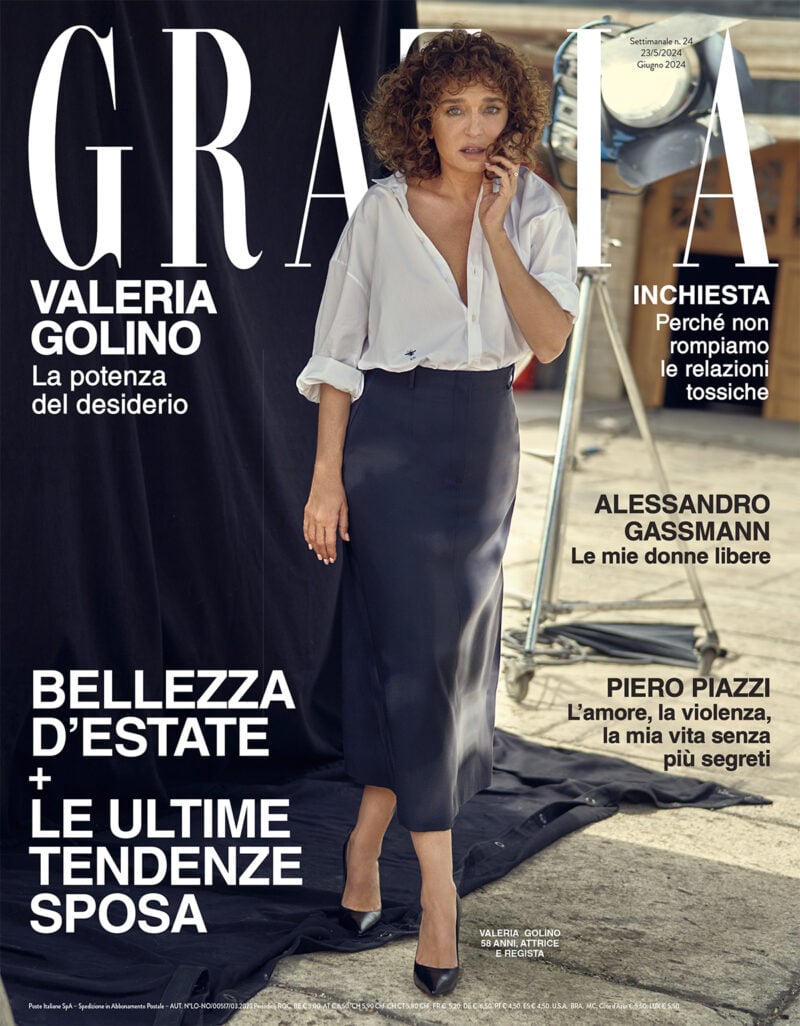 Grazia è in edicola con Valeria Golino