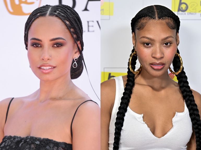 mobile look con treccine