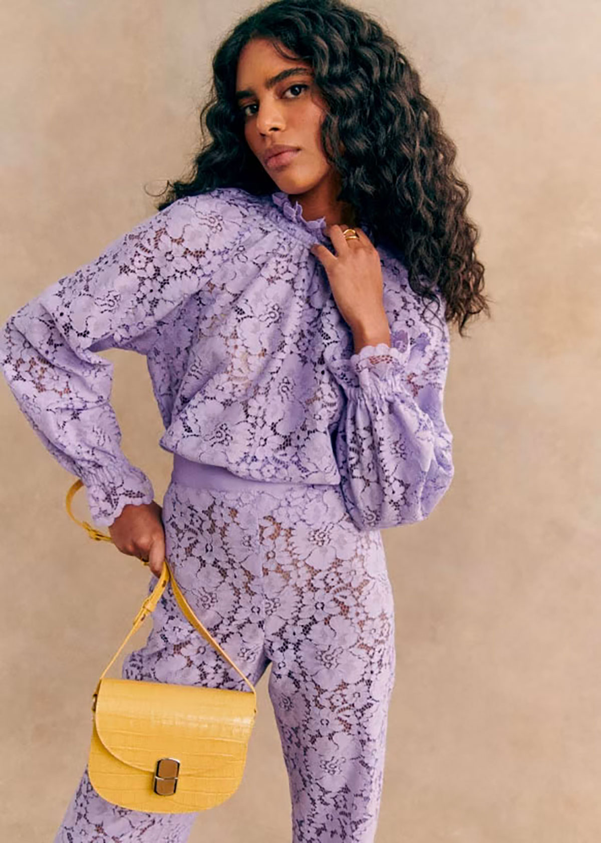 sezane-panta-e-blusa-in-pizzo