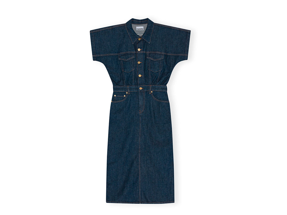 DENIM-DRESS-GANNI